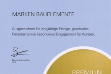 Urkunde Premium Fach Partner 2019